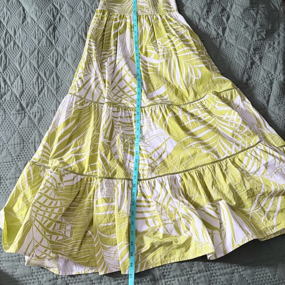 O.P.T. Tropical Palm Tiered Maxi Dress - Size S - Picture 7 of 9